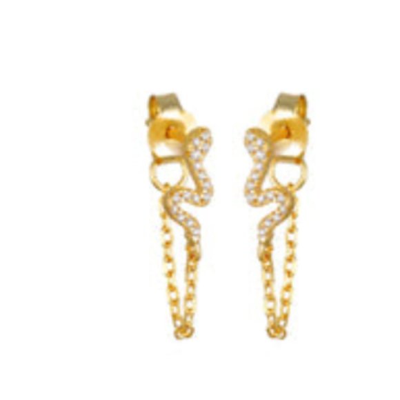 Snake Chain Earrings - Picture 1 of 1